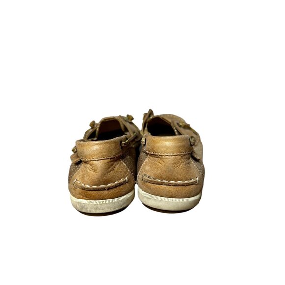 Sperry Top-Sider Coil Ivy Gold Sparkle Leather Boat Shoes Women’s 8M - Picture 7 of 10